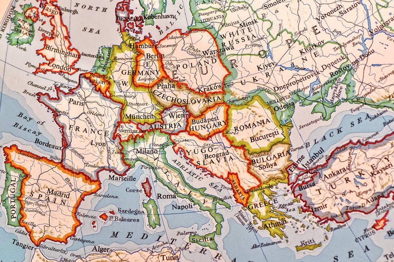 Old world map